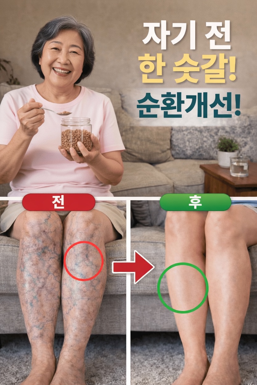 잠자기 전 간단한 한 스이 정말 다리 혈액순환 개선에 도움이 될까요?