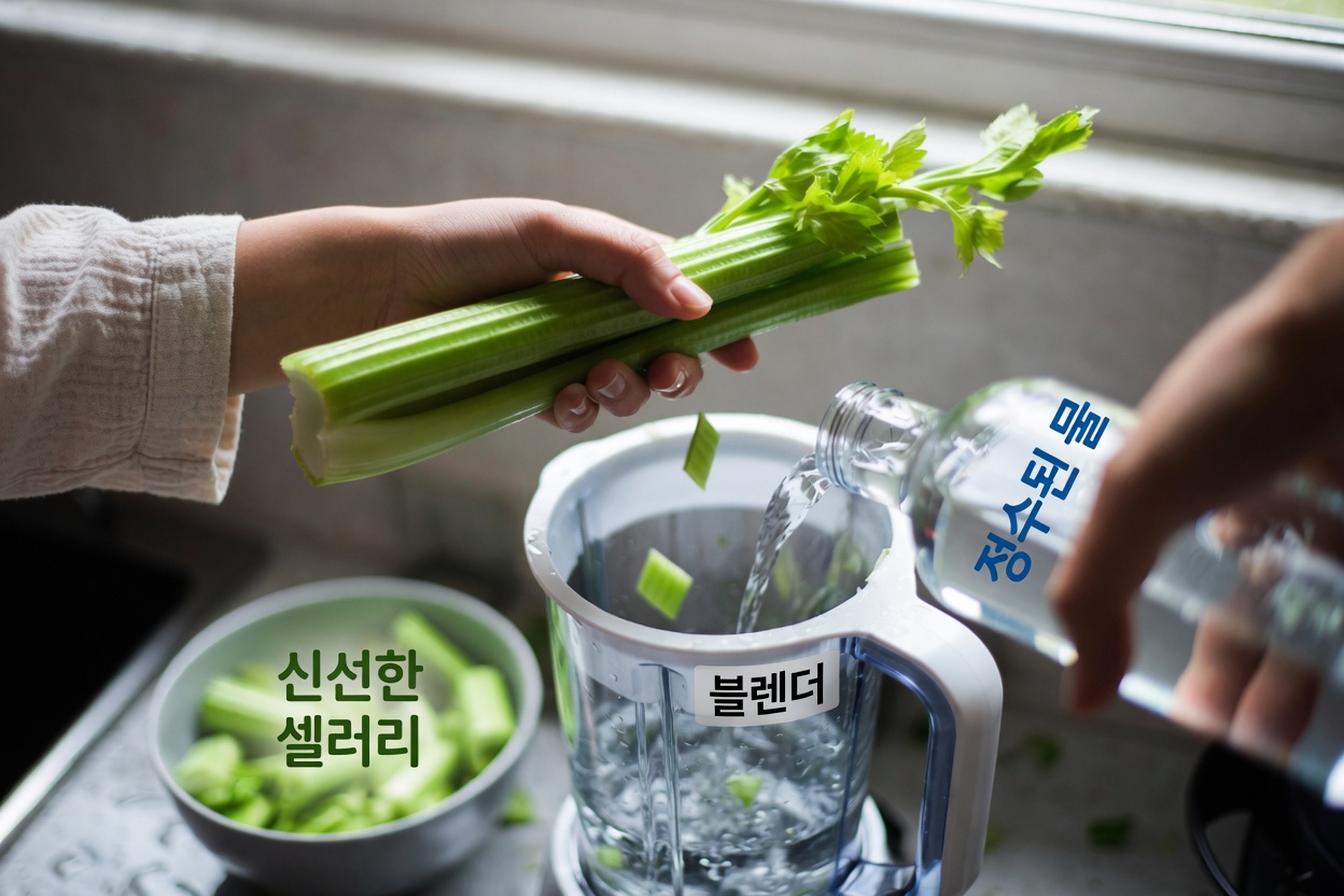 셀러리 주스: 더 나은 웰니스를 위해 많은 사람들이 시도하고 있는 간단한 일상 습관