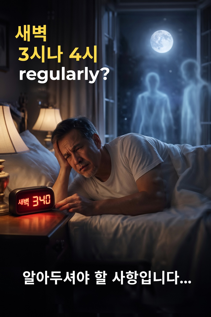 새벽 3시나 4시에 잠에서 깨는 이유와 숙면에 도움이 되는 간단한 습관들