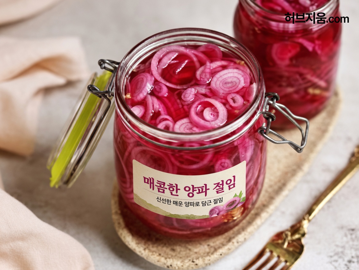 일상 건강을 위해 적양파를 물에 담가보셨나요?