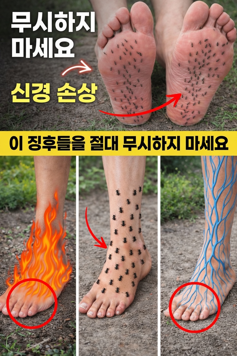 절대 무시해서는 안 되는 신경 손상의 15가지 초기 경고 신호