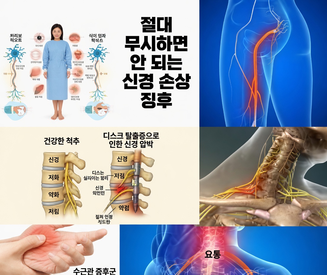 절대 무시해서는 안 되는 신경 손상의 15가지 초기 경고 신호