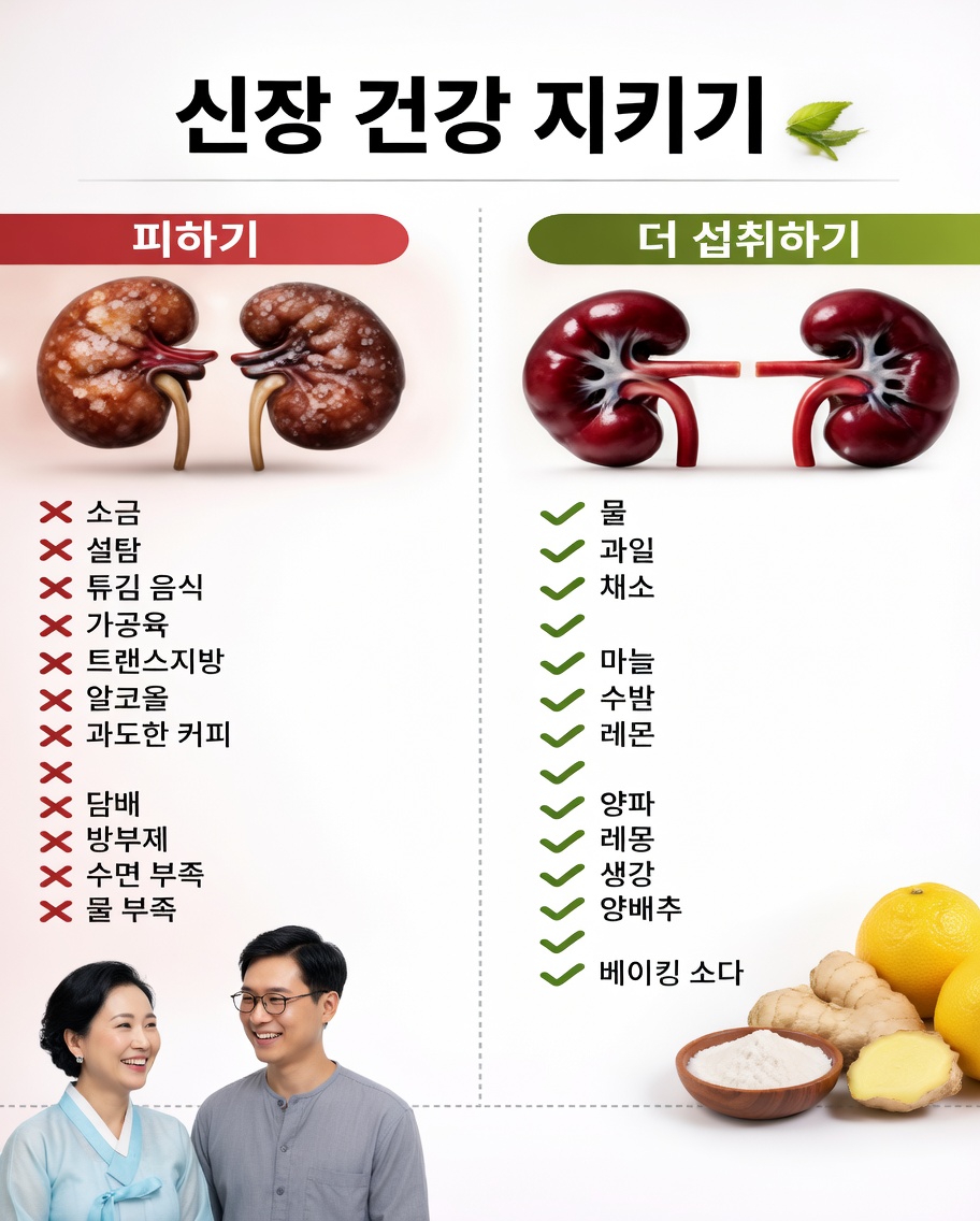 일상적인 습관과 선택을 통해 신장 건강을 자연스럽게 지원하는 방법