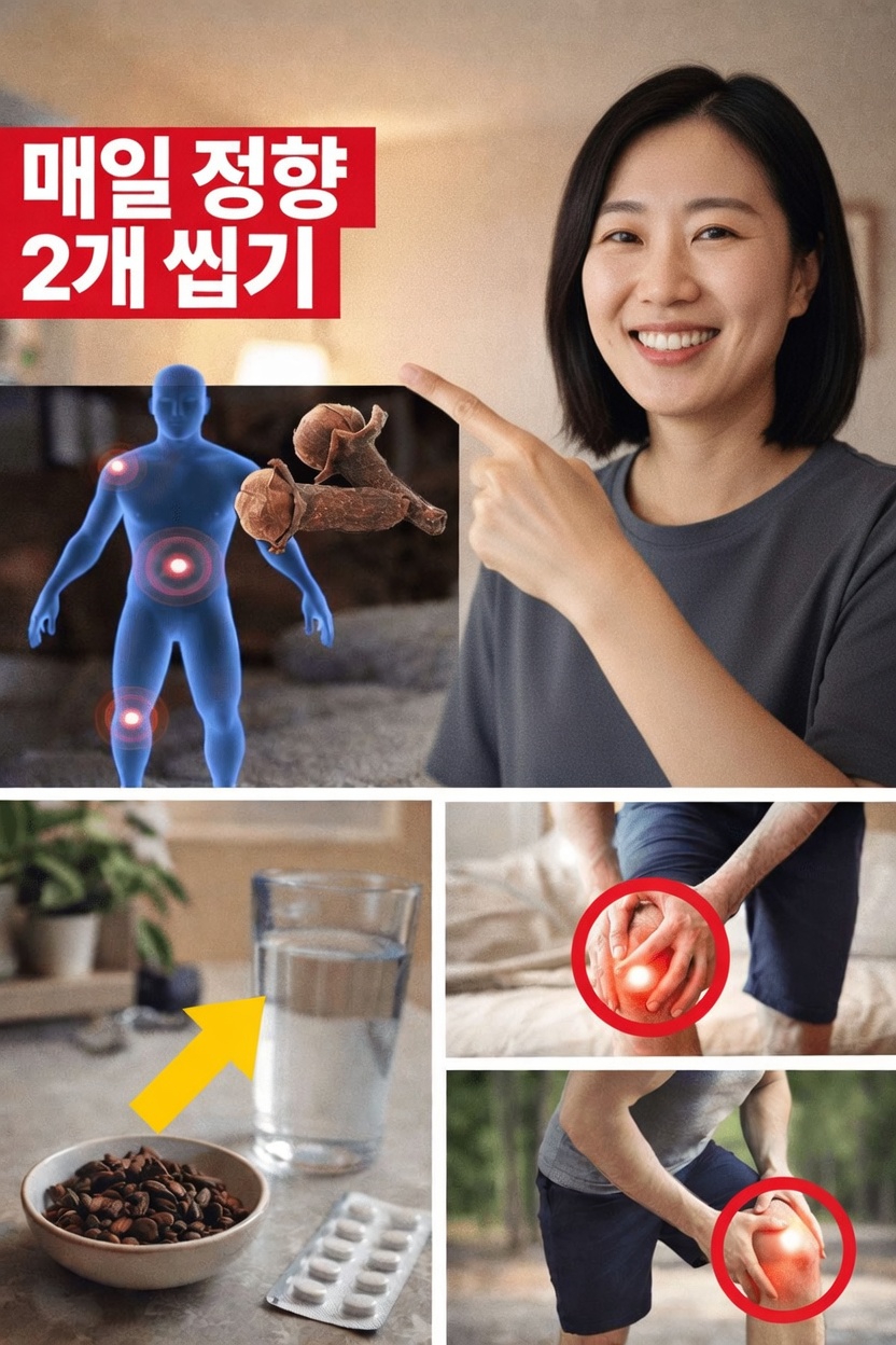 사람들이 매일 건강 루틴을 위해 공복에 정향 두 알을 씹는 이유