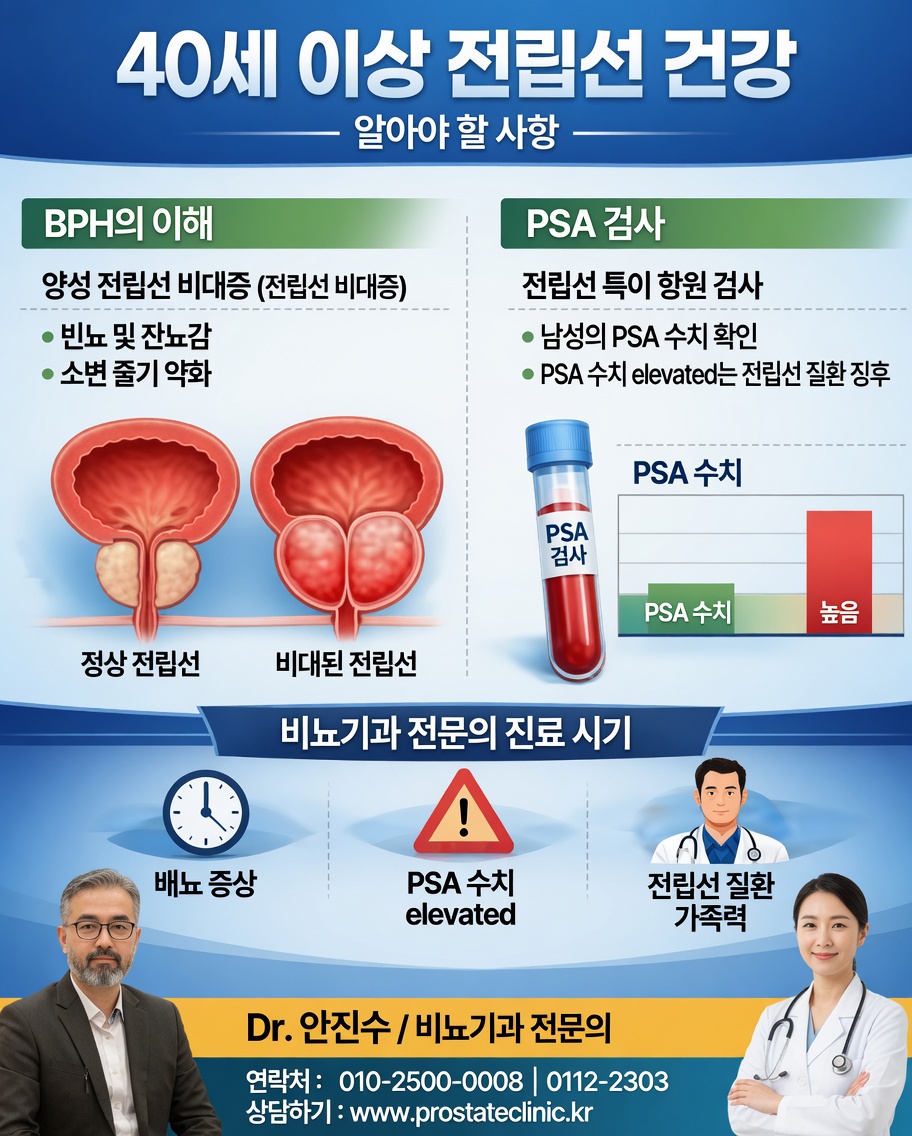 남성이 알아야 할 것: 전립선 건강과 더 원활한 배뇨를 돕는 일상 습관