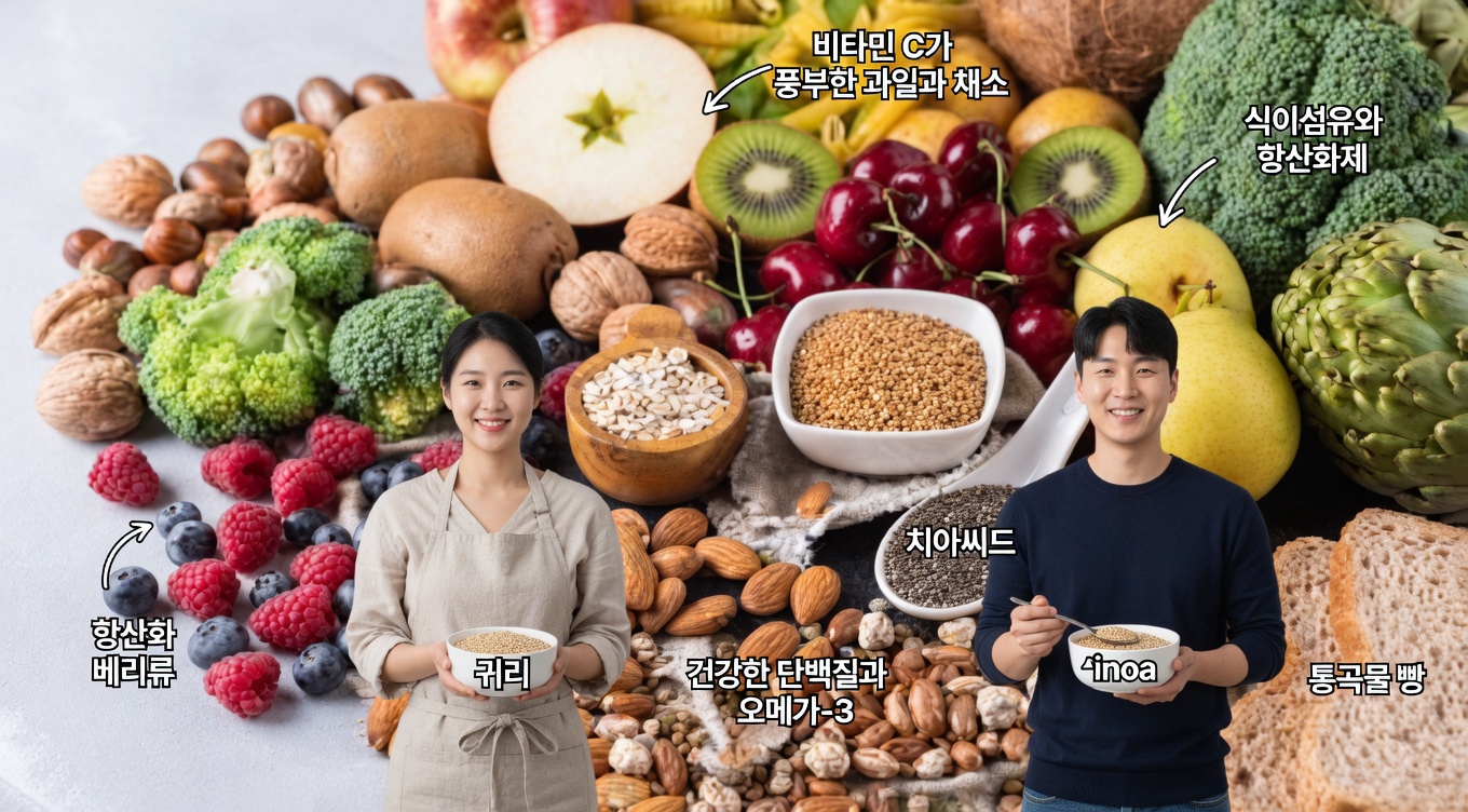 암과의 싸움에서 건강을 뒷받침할 수 있는 일상 식품들