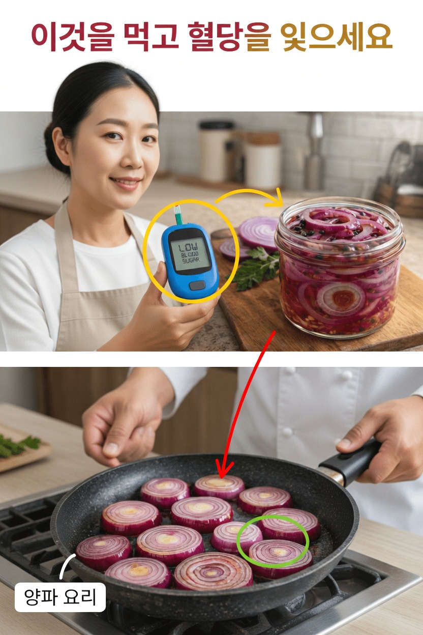 이 간단한 적양파 레시피는 일상 식사에서 건강한 혈당 수치 유지에 도움이 될 수 있습니다