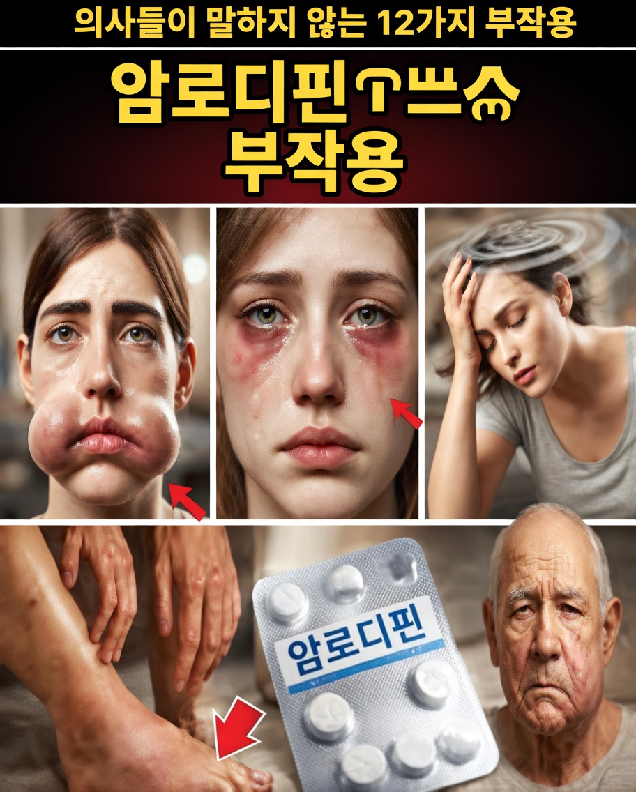 암로디핀의 흔한 부작용 12가지: 더 나은 이해를 위한 완벽 가이드와 예상할 수 있는 사항
