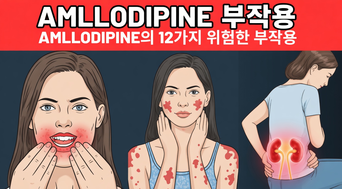 암로디핀의 흔한 부작용 12가지: 더 나은 이해를 위한 완벽 가이드와 예상할 수 있는 사항