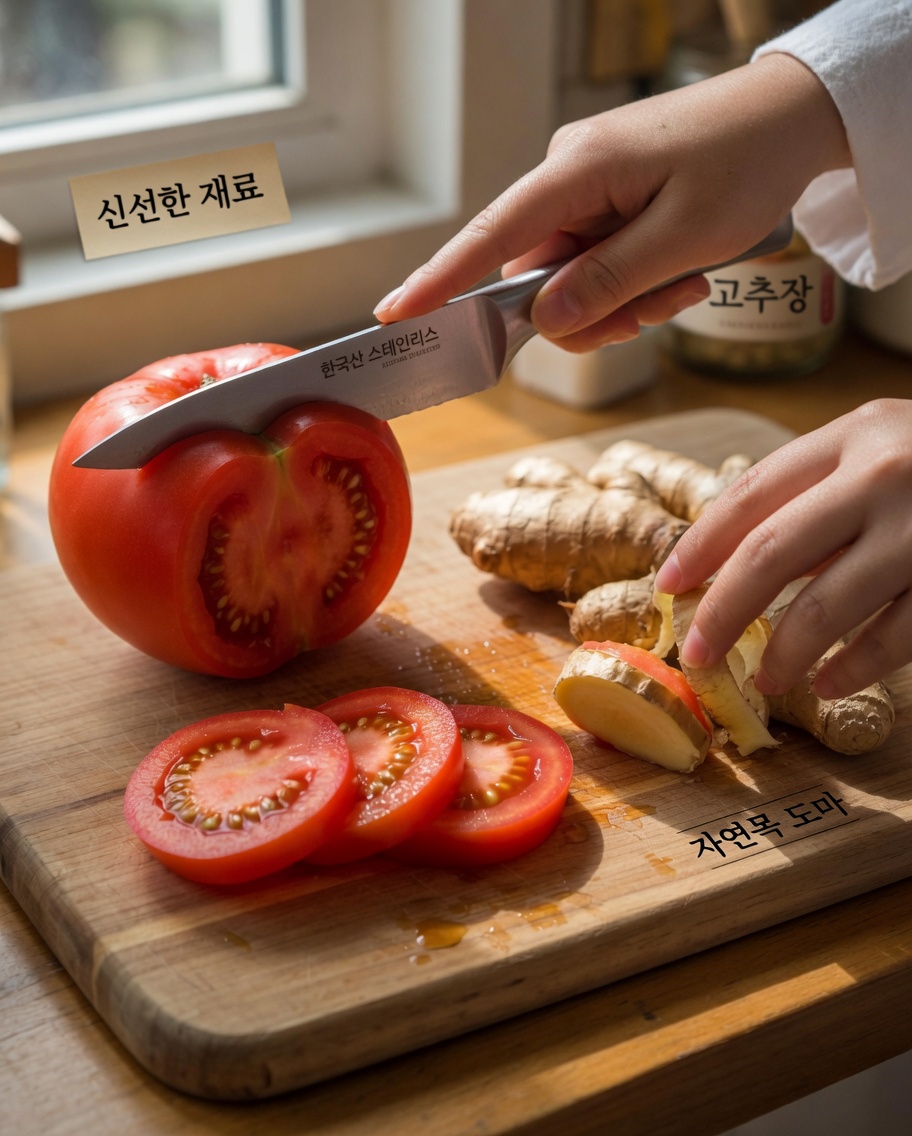 일상적인 건강과 에너지 수준을 돕는 간단한 토마토 생강 음료 만드는 법