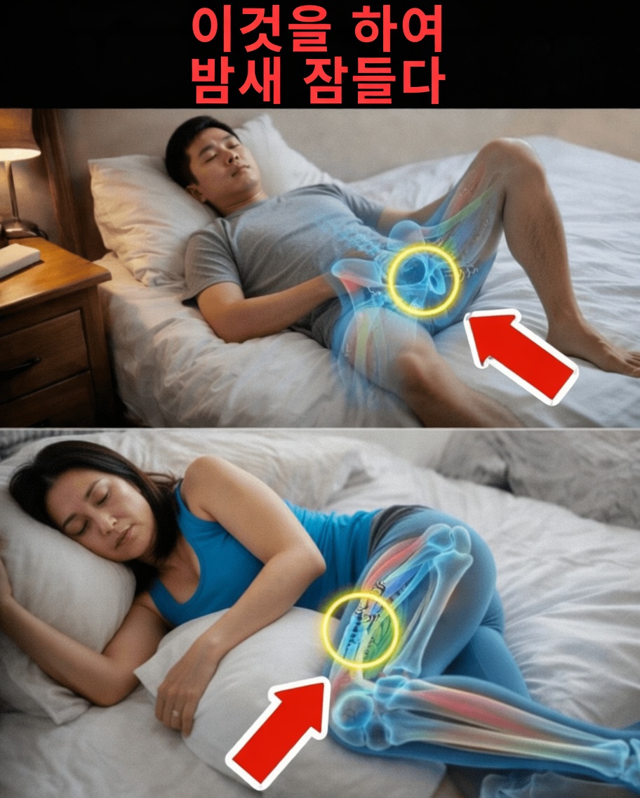 고관절 근육 이완을 돕고 수면의 질 향상에 도움이 되는 간단한 2분 운동을 알아보세요