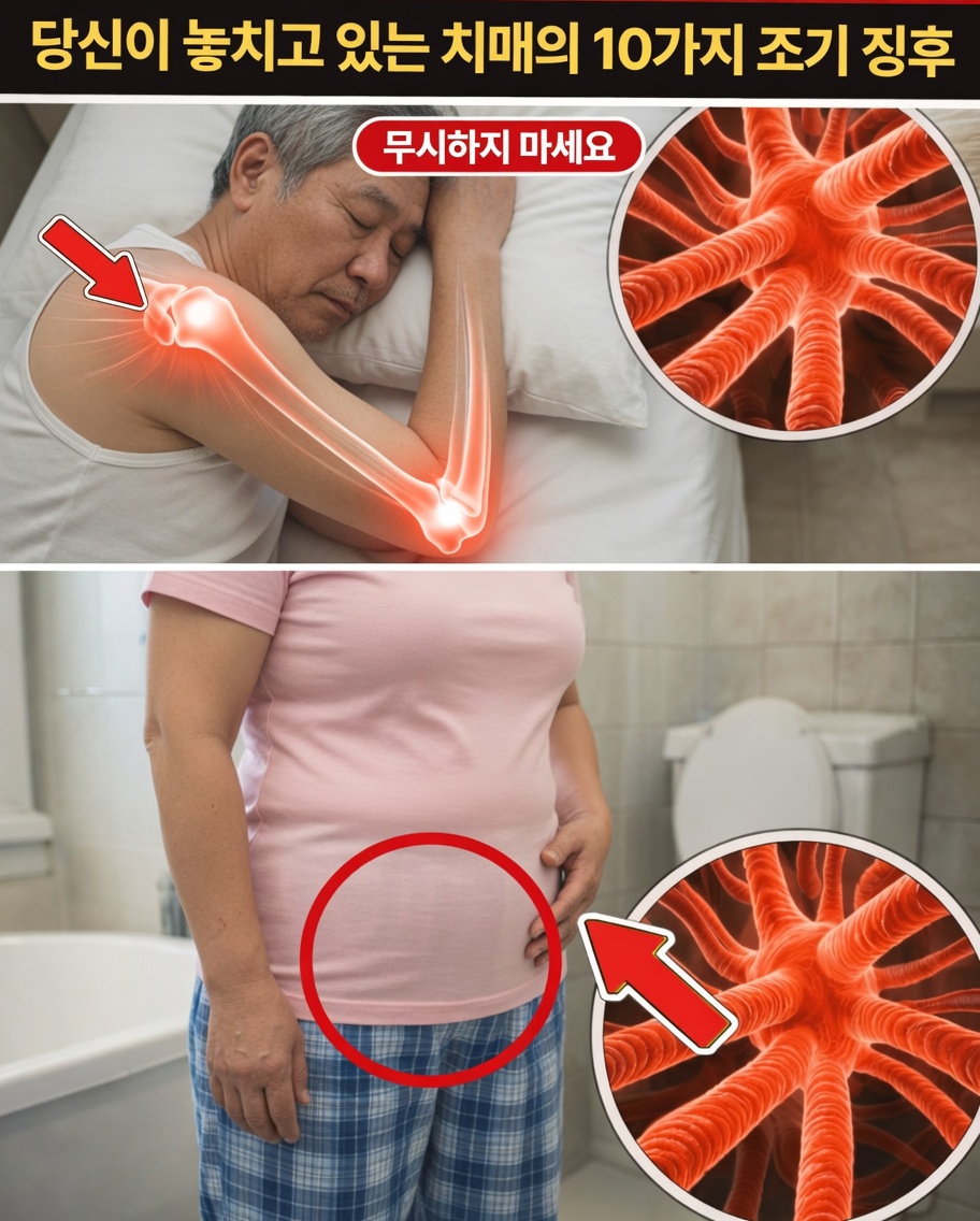 일상생활에서 놓치기 쉬운 치매의 초기 징후 10가지