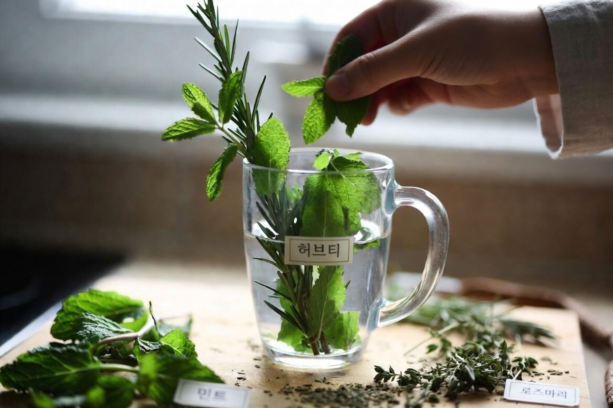 상쾌한 민트와 로즈마리 허브차를 일상적인 관절 편안함 관리 루틴의 일부로 즐기는 방법