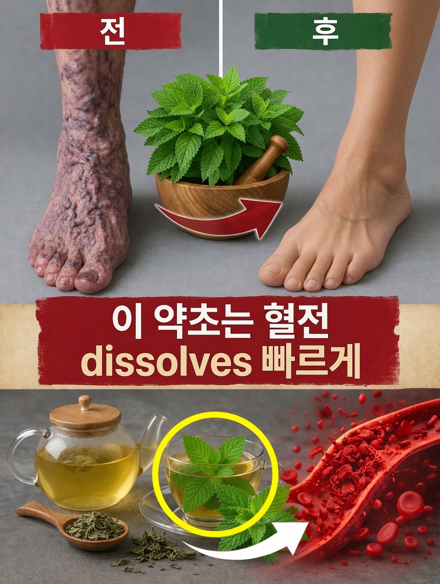 다리의 건강한 혈류를 돕는 가장 강력한 허브들