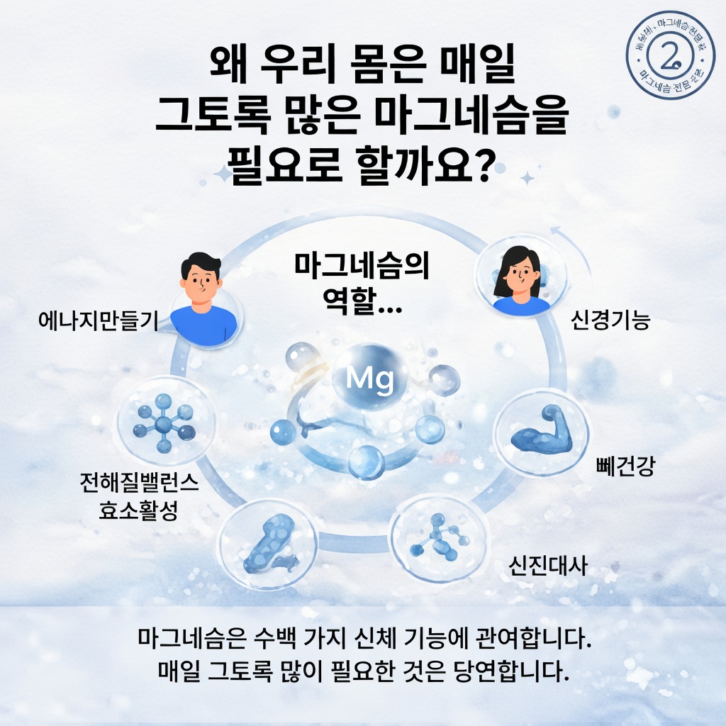 뼈 건강부터 일상 에너지 향상까지, 마그네슘이 건강을 지원하는 방식에 대해 알아야 할 모든 것