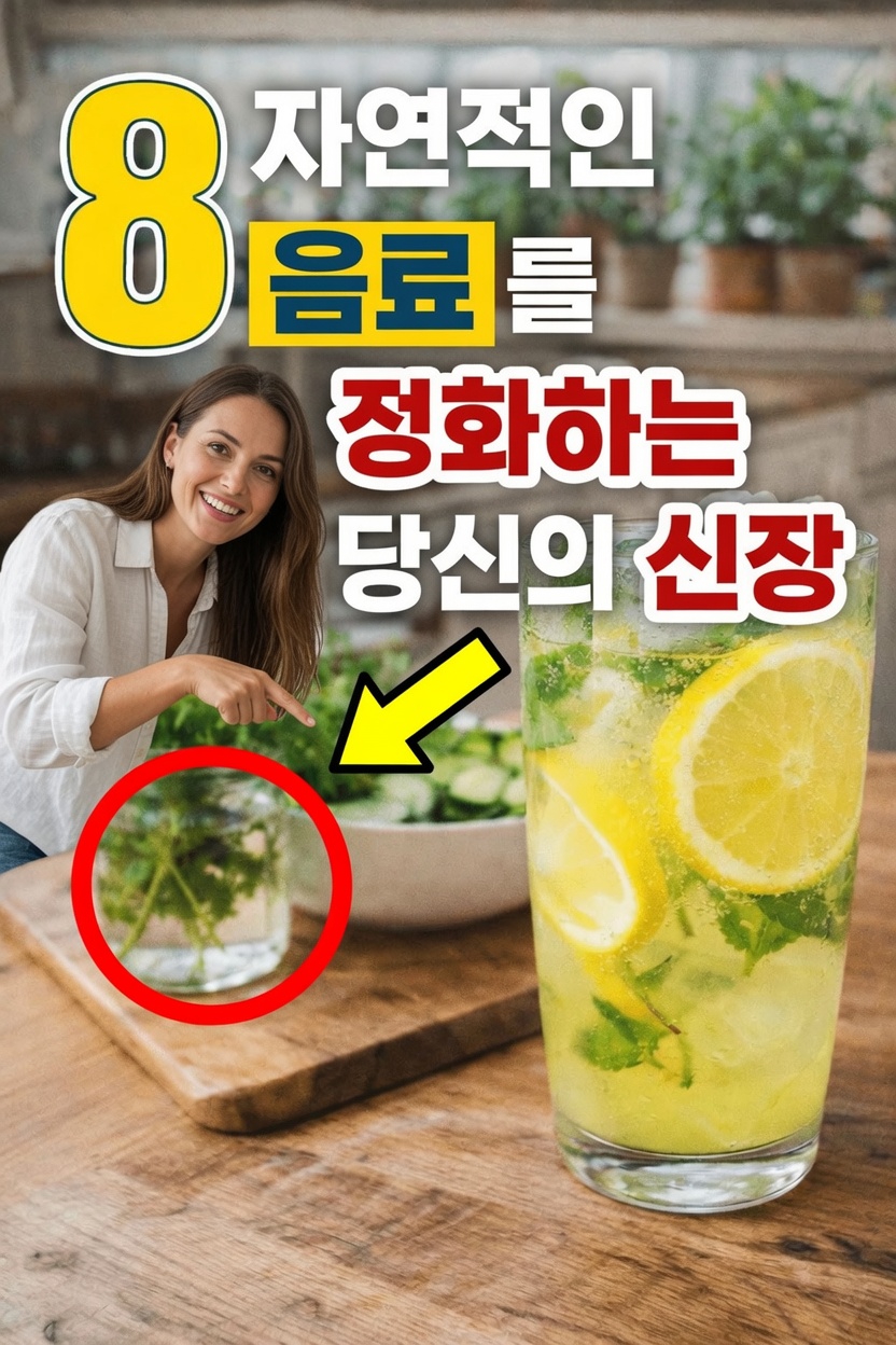 매일 신장 건강을 돕는 상쾌한 천연 음료 8가지를 만나보세요