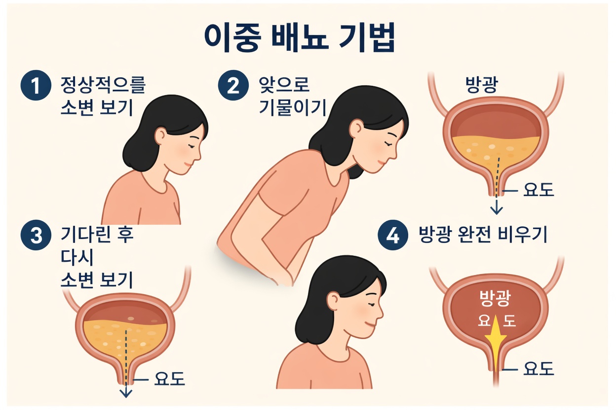 소변을 봐도 방광이 덜 비워진 것처럼 느껴지는 이유는? 60세 이상 남성이 오늘 밤부터 시도할 수 있는 쉬운 습관들