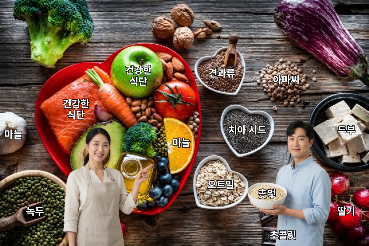 심장 건강을 지원하고 건강한 혈액순환을 자연스럽게 촉진하는 최고의 일일 식사는 무엇인가요?