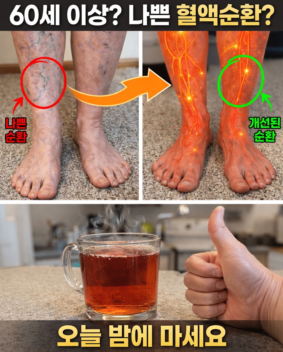 60세 이상이신가요? 이 천연 비트 음료가 다리의 건강한 혈류를 돕는 데 도움이 될 수 있습니다