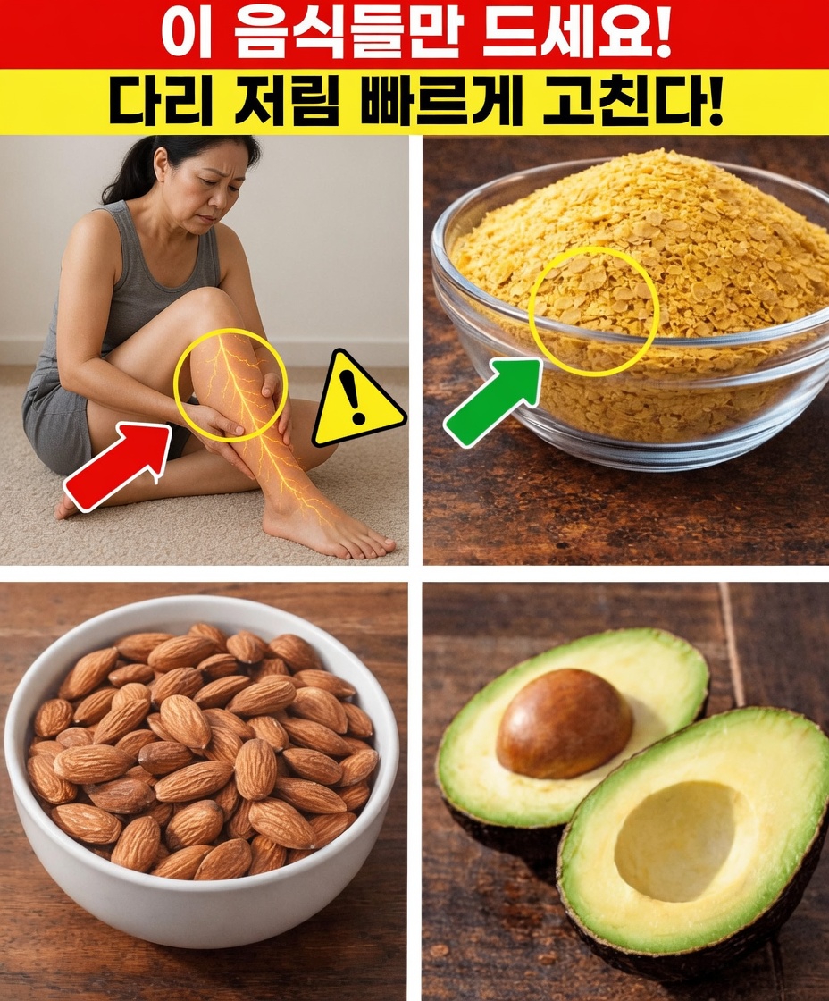 60세 이후 다리 저림: 일상 속 신경 건강을 돕는 3가지 식품