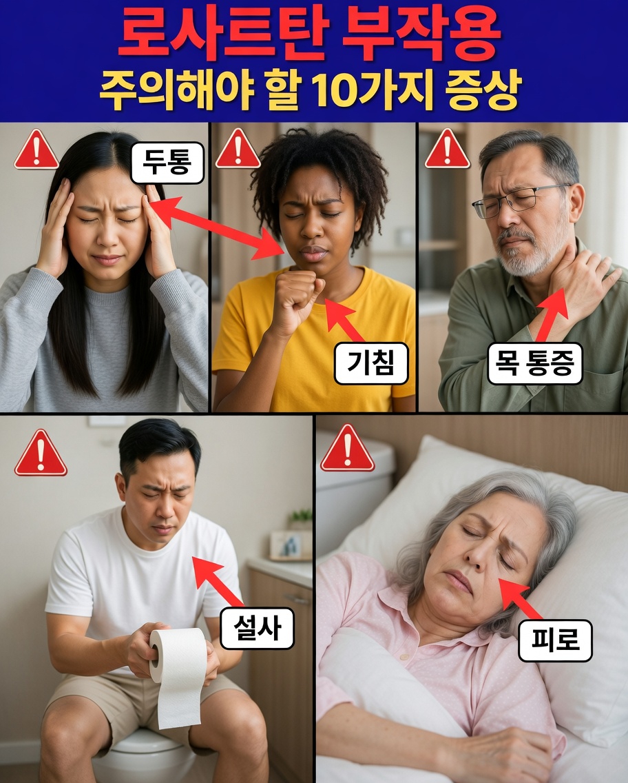 암로디핀과 로사르탄의 부작용 비교: 더 나은 혈압 관리를 위한 주요 차이점과 실용적인 팁