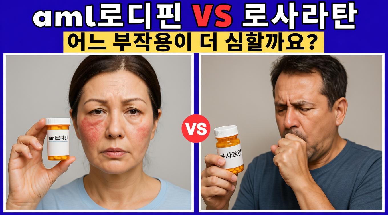 암로디핀과 로사르탄의 부작용 비교: 더 나은 혈압 관리를 위한 주요 차이점과 실용적인 팁