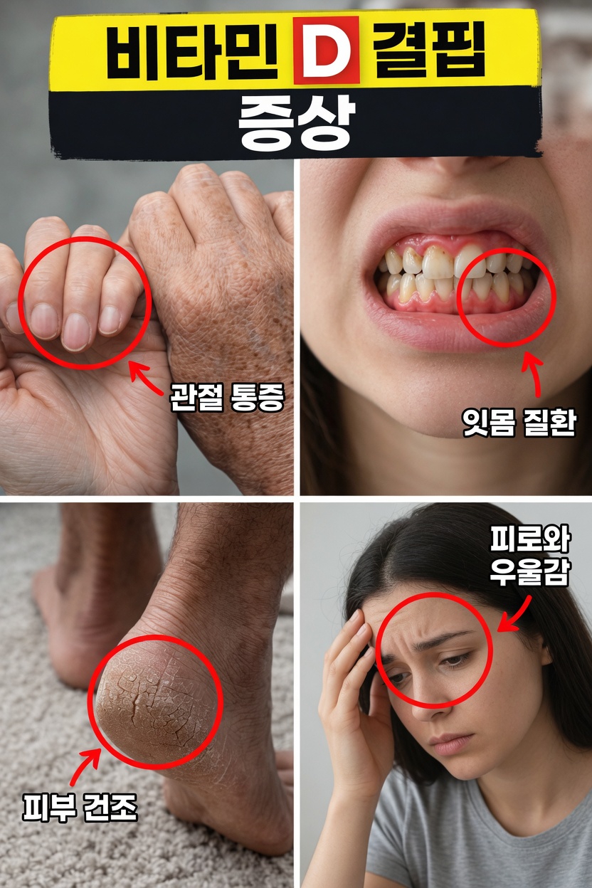 당신의 몸이 비타민 D를 간절히 원하고 있다는 10가지 신호와 그에 대한 대처법