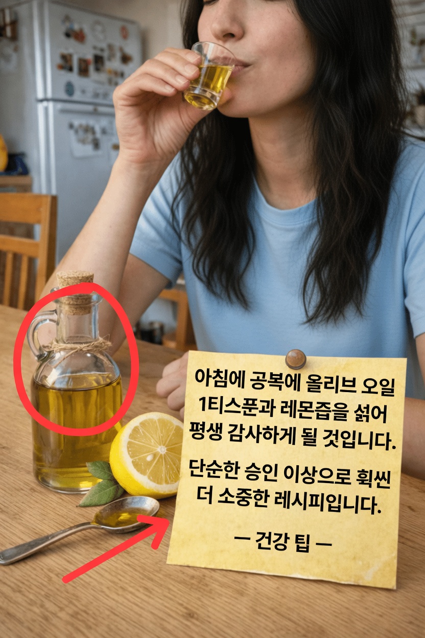 공복에 올리브 오일과 레몬즙을 마시는 것, 정말 시도해볼 가치가 있을까?