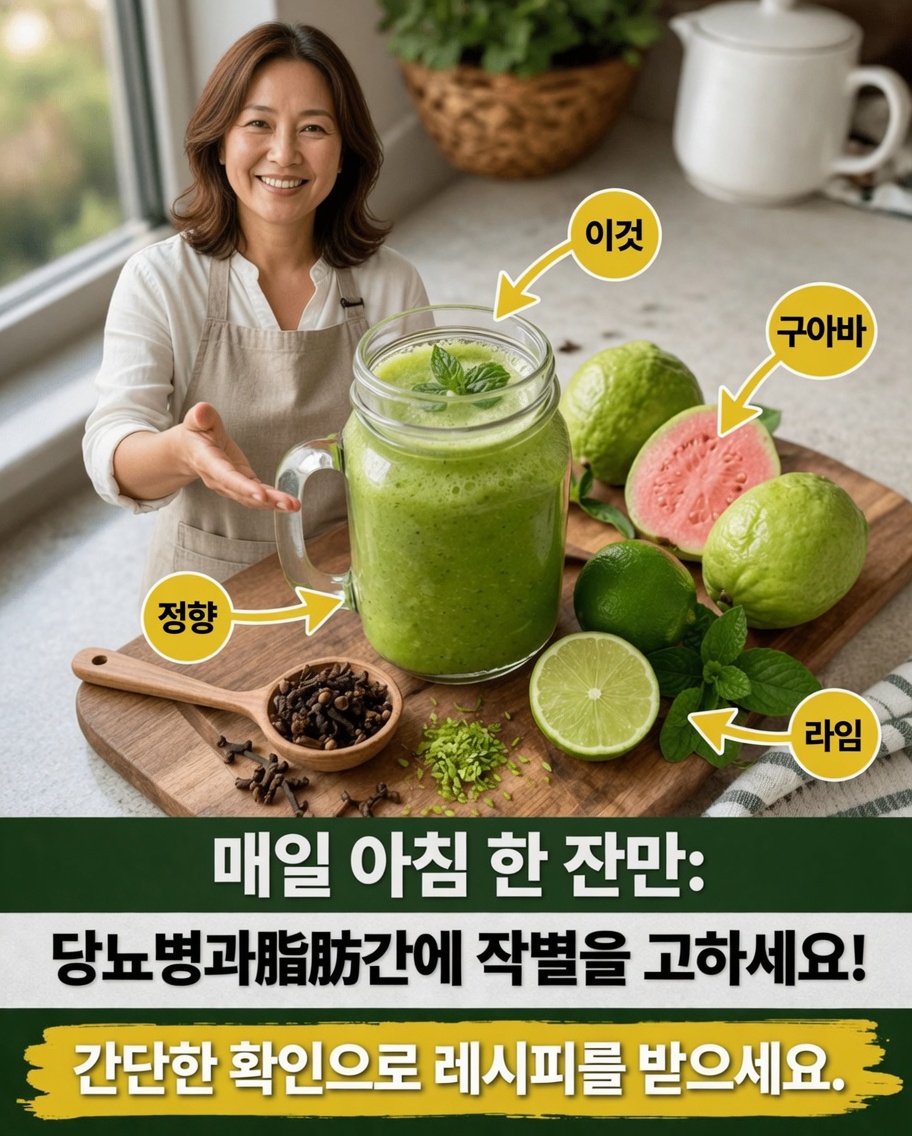 건강한 혈액 순환과 전반적인 웰니스를 도울 수 있는 상쾌한 아침 음료를 만나보세요