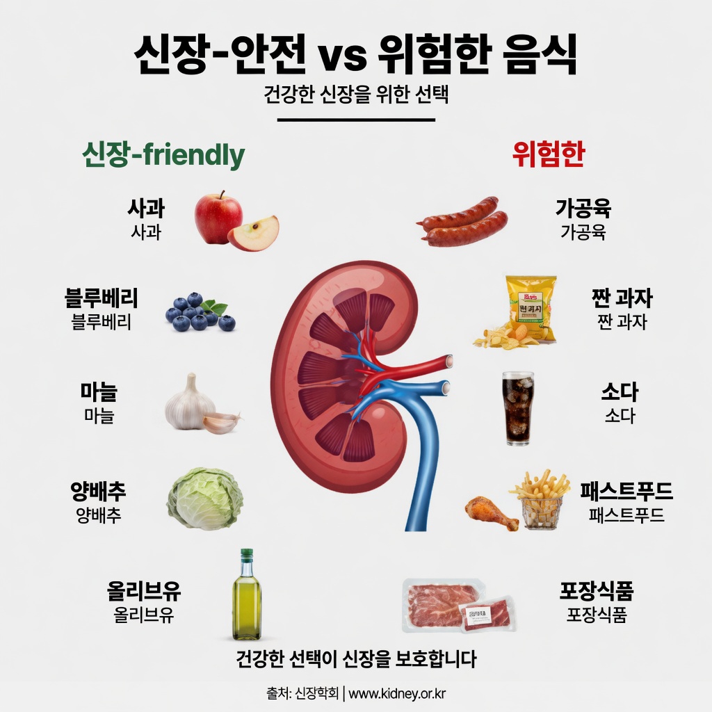 신장 건강을 돕는 안전한 지방 4가지와 식단에서 주의 깊게 살펴야 할 위험한 지방 4가지