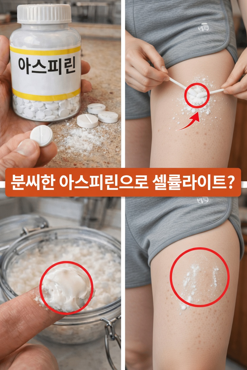 많은 여성들이 궁금해하는 피부 관리를 위한 일상적인 아스피린 활용법