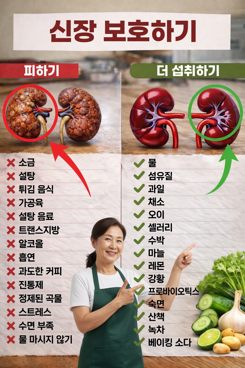 이 필수적인 일상 습관과 현명한 음식 선택으로 자연스럽게 신장을 보호하는 방법을 알아보세요