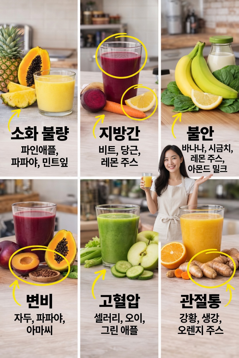 천연 디톡스 주스: 매일 몸의 건강을 돕는 간단한 레시피