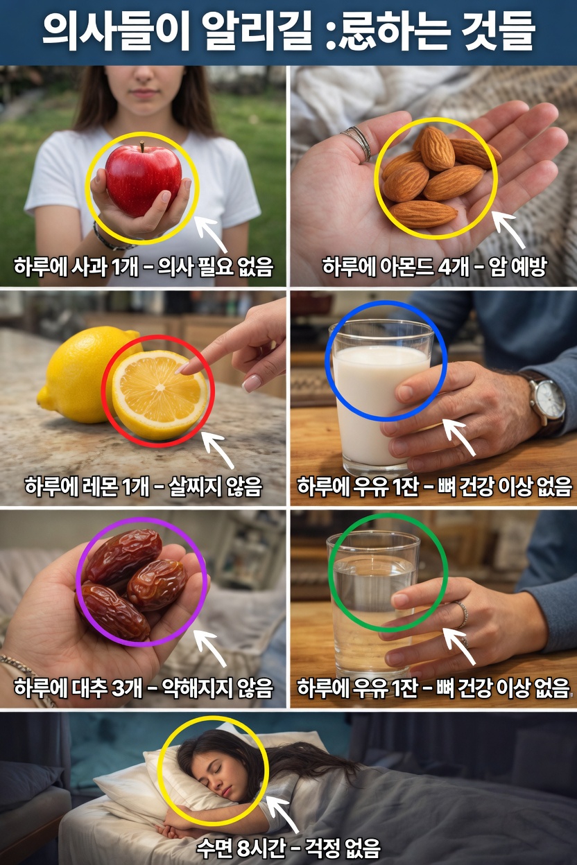 전반적인 건강을 뒷받침할 수 있는 간단한 일상 습관들(그리고 그것들이 중요한 이유)