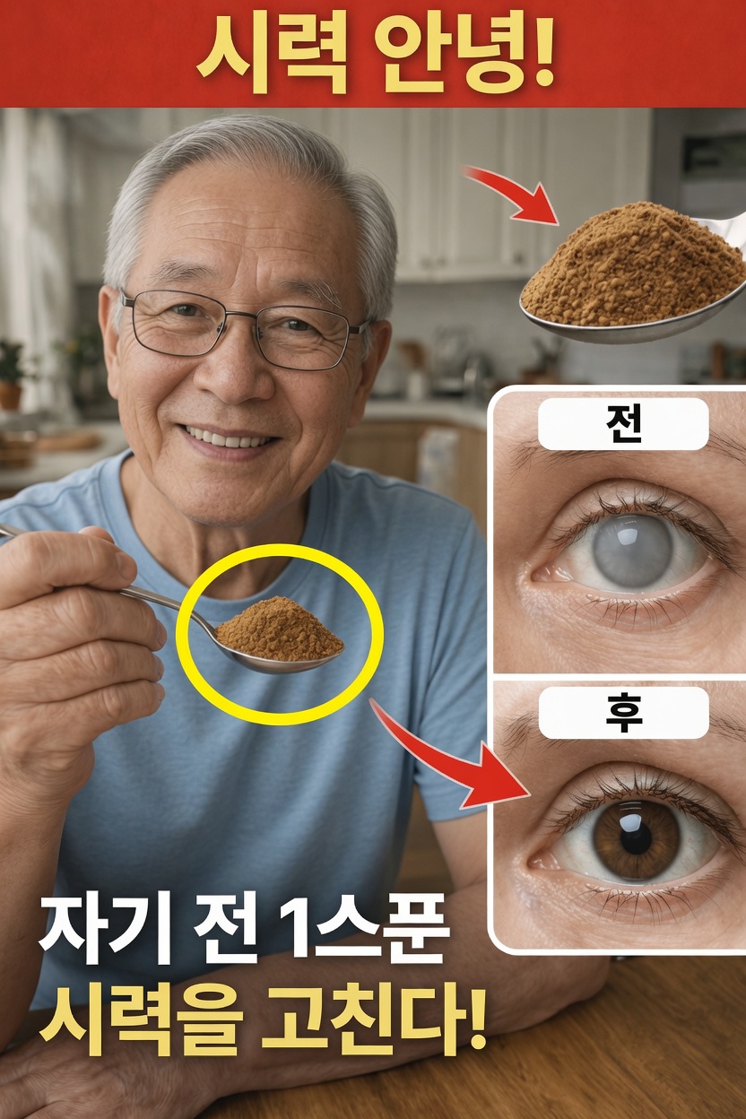 노년층이 더 선명한 시력 지원을 위해 저녁 루틴에 추가하고 있는 것