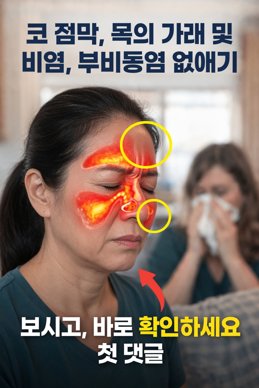 점액이 쌓이는 이유와 일상 습관이 미치는 영향