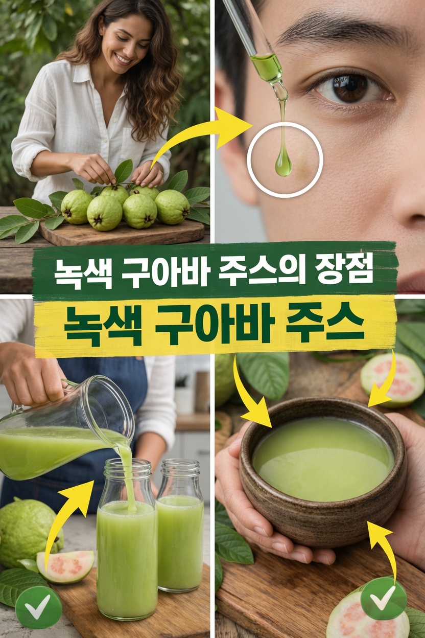 눈 건강 지원을 위해 일상생활에 구아바를 활용하는 방법