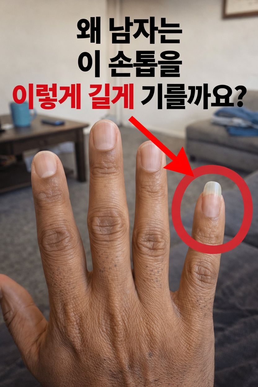 왜 어떤 남성들은 새끼손가락 손톱을 길게 기를까? 흔한 이유와 습관 살펴보기