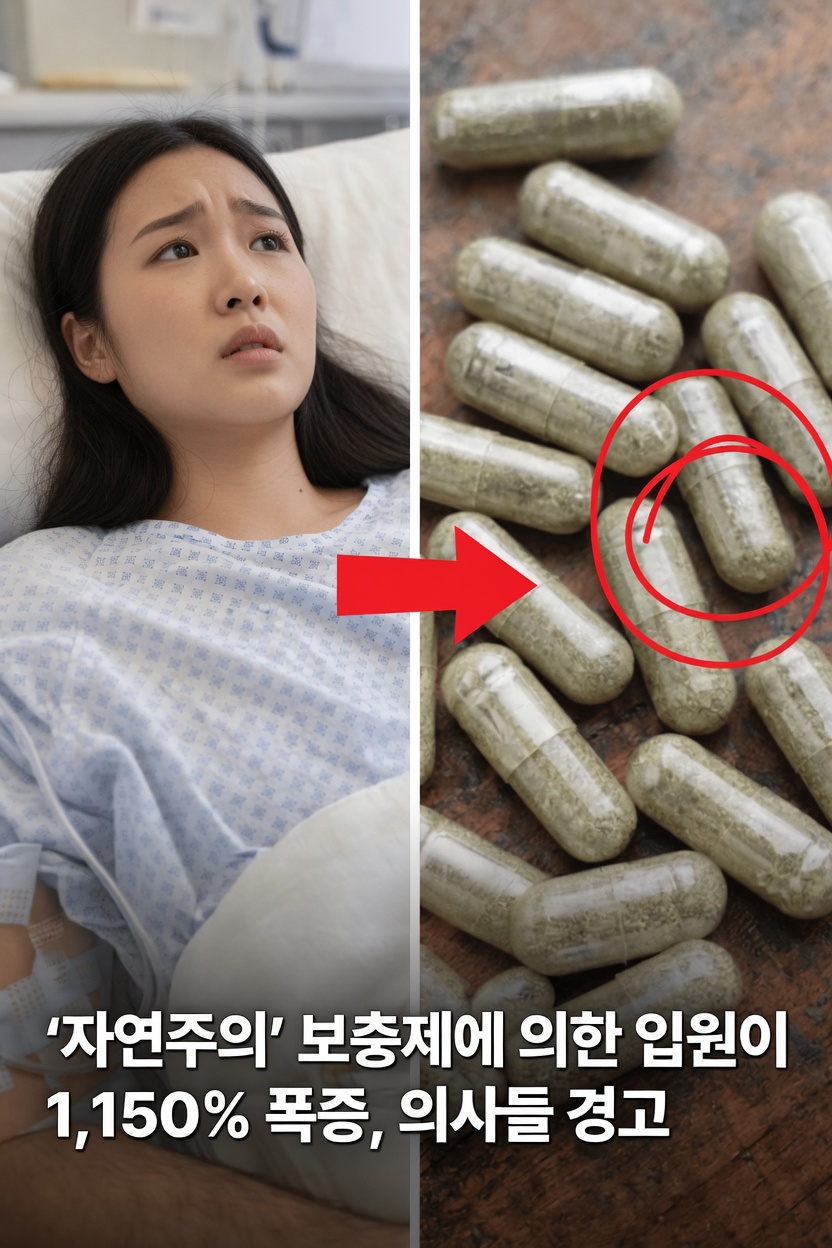 ‘천연’ 보충제로 인한 입원이 1,150% 급증한 이유와 현명하게 대처하는 방법