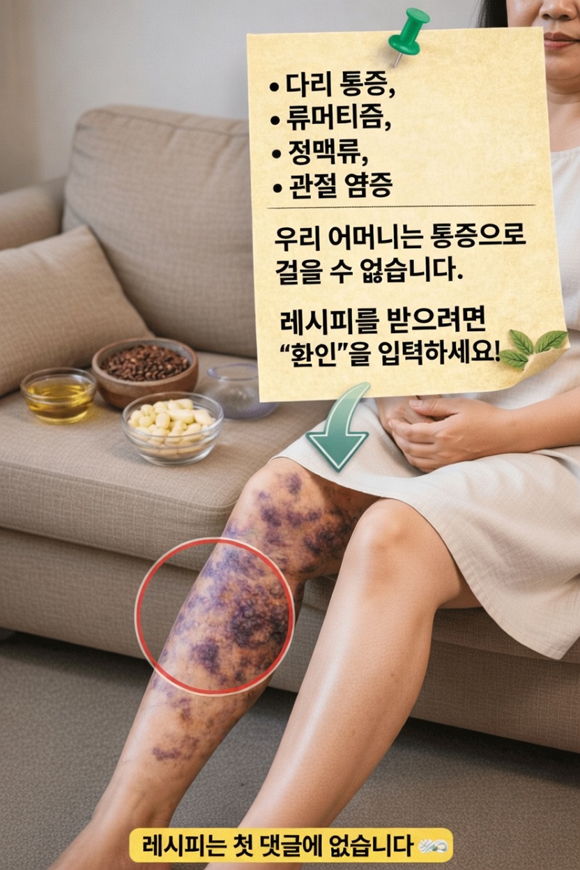 더 편안한 다리를 위한 마늘과 정향: 혈액순환을 돕는 간단한 일상 습관