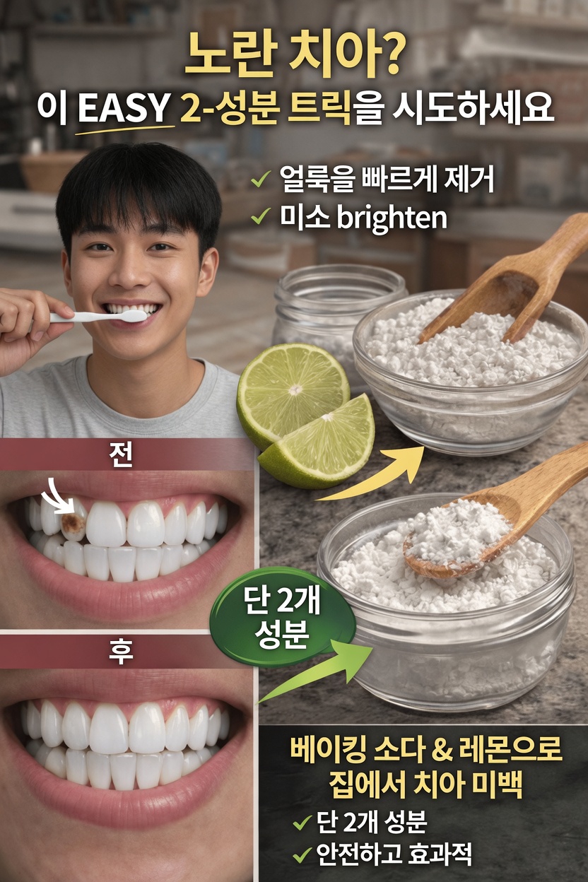 베이킹소다로 치아를 하얗게 하기 전에 반드시 알아야 할 것