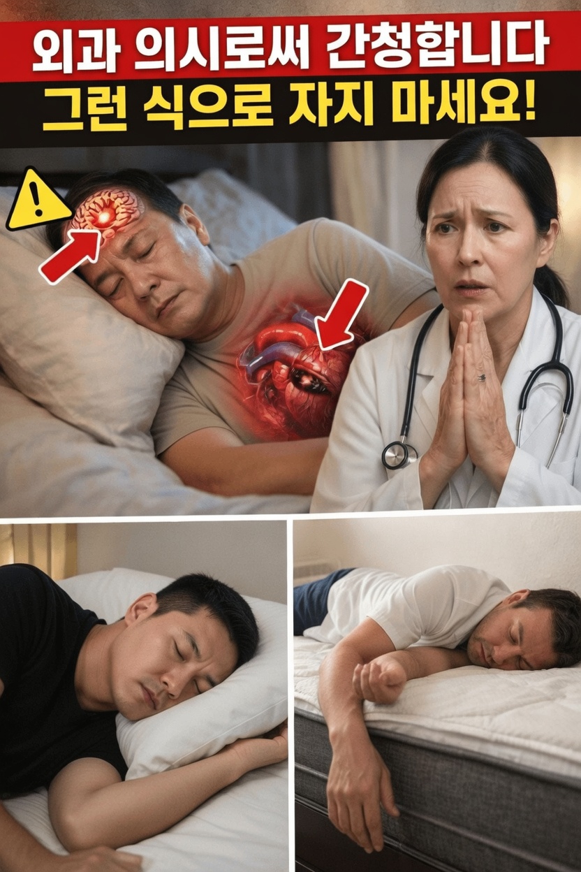 심장외과 의사가 밝힌 이 흔한 수면 자세가 밤사이 뇌졸중 위험에 영향을 줄 수 있습니다: 시니어 건강 팁