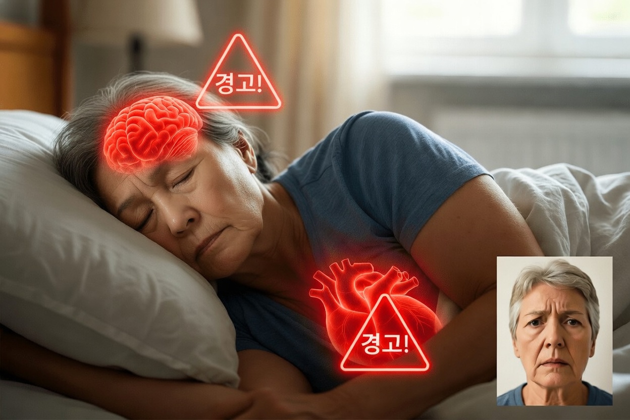 심장외과 의사가 밝힌 이 흔한 수면 자세가 밤사이 뇌졸중 위험에 영향을 줄 수 있습니다: 시니어 건강 팁