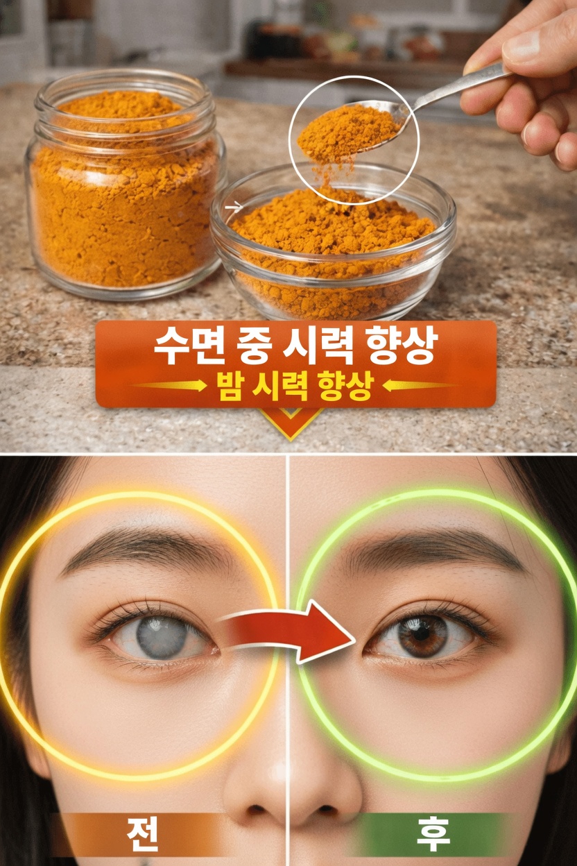 60세 이상이 더 많은 사람들이 시력 지원을 위해 취침 전 루틴에 강황을 추가하는 이유를 알아보세요