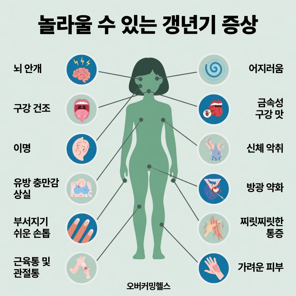 많은 여성이 놓치는 잘 알려지지 않은 폐경 증상 9가지와 도움이 될 수 있는 간단한 일상 습관