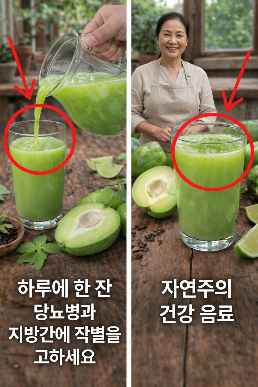 간단한 데일리 그린 음료가 정말 혈액순환 개선, 혈당 균형, 그리고 간 건강에 도움이 될 수 있을까요?