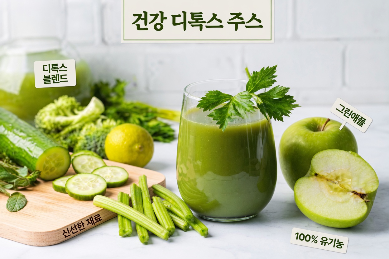 간단한 데일리 그린 음료가 정말 혈액순환 개선, 혈당 균형, 그리고 간 건강에 도움이 될 수 있을까요?