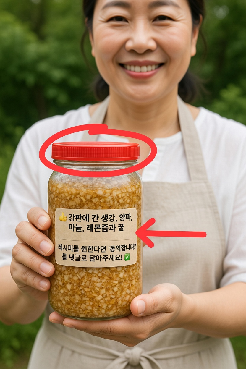 이 간단한 생강, 양파, 마늘, 레몬, 꿀 혼합물을 시도해 보셨나요?