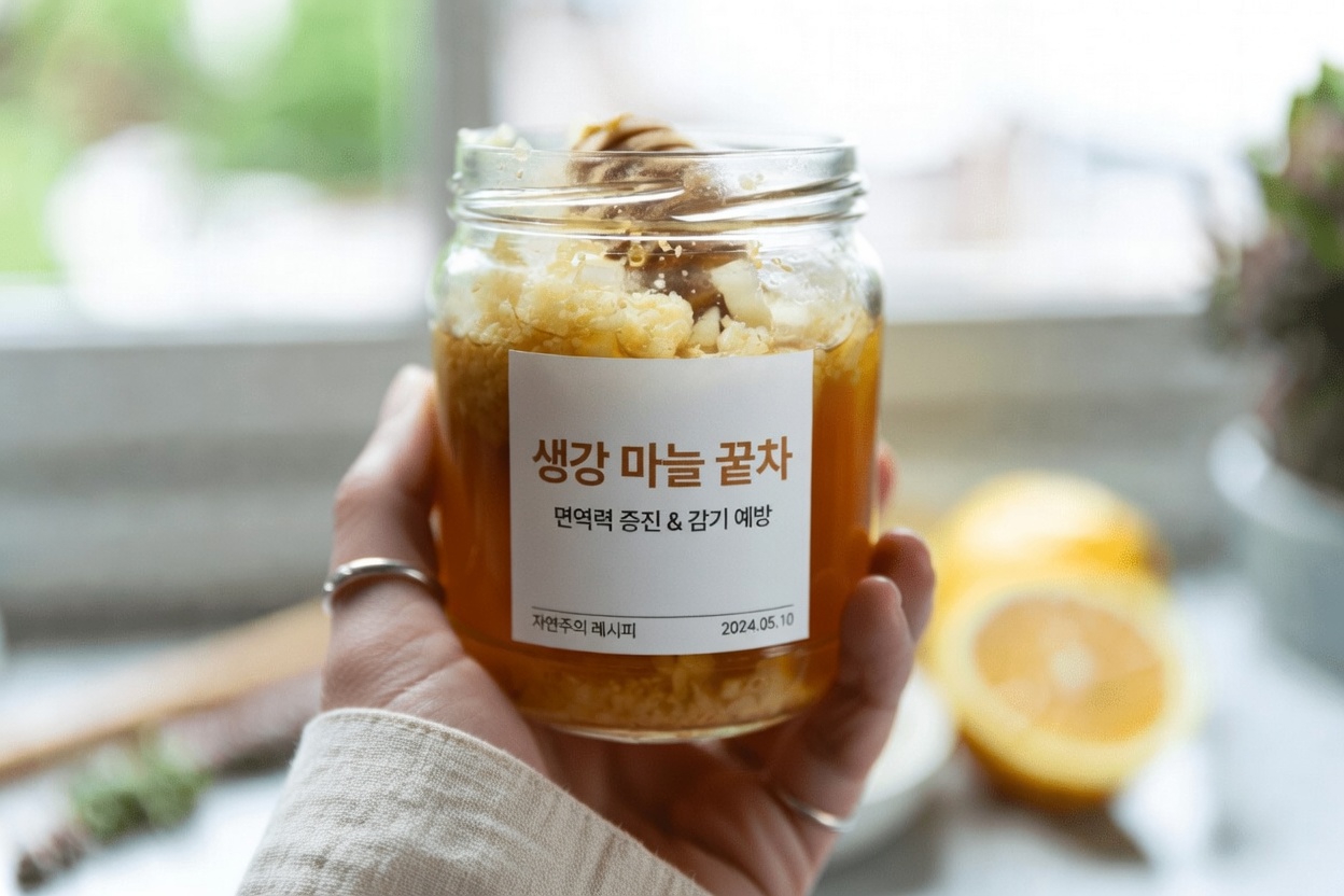 이 간단한 생강, 양파, 마늘, 레몬, 꿀 혼합물을 시도해 보셨나요?