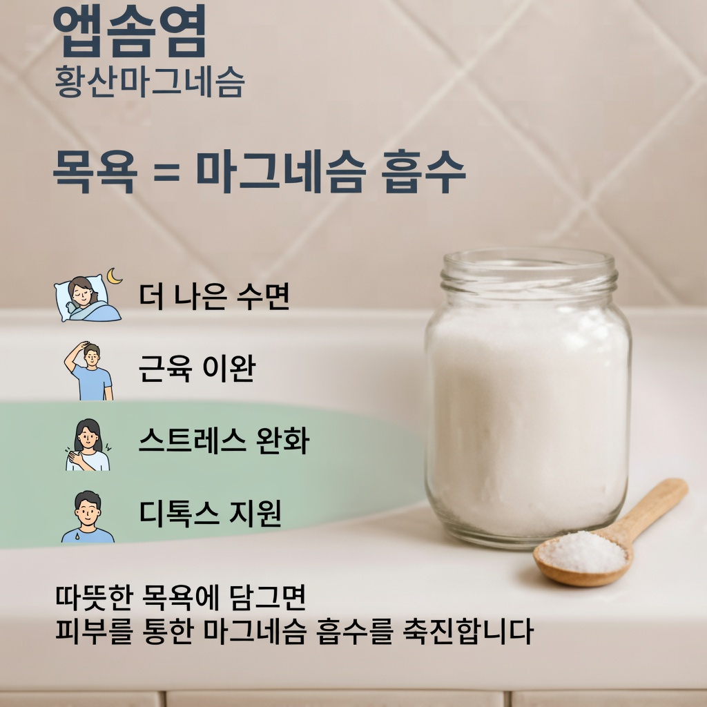 마그네슘이 풍부한 엡솜솔트 루틴: 이 간단한 아침 습관이 일상적인 웰빙에 도움이 될 수 있을까요?